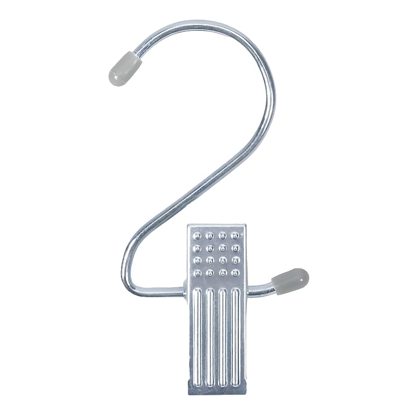 Nahanco 4 1/2" Metal Jaws Hang All Clip, Chrome, 100/Pack (610) image 1