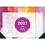 2027 Willow Creek Abstract Art 17" x 12" Monthly Desk Pad Calendar, Assorted Colors (66416)~#|#~661CD101-3E03-433E-AEA5AD591F6D70A1_sc7