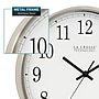 La Crosse Technology 12 Inch Atomic Analog Wall Clock, Stainless Steel (WT-3126B)~#|#~661F9778-14E7-44A2-9F204E181B848464_sc7