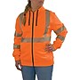 Ergodyne GloWear 8305W High Visibility Women’s Hooded Zip-Up Sweatshirt, ANSI Class R3, Orange, Large (22904)~#|#~66216A7F-AA9B-4104-9C92B027DB747D54_sc7