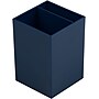 JAM PAPER Plastic Pen Holder, Navy Blue (341nas)~#|#~6624AF99-D8F1-4235-9DE229EC90DB2B99_sc7
