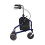 Medline 3-Wheeled Steel Rollator, Adult, Blue (MDS86840TRIB)~#|#~662B75F1-A8F0-4145-B948537F91996489_sc7
