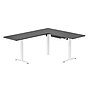Mount-It! XL 75"W Electric Corner Adjustable Standing Desk, Black/White (MI-15027)~#|#~662E247E-894D-48B8-BC1BFA1692C0545B_sc7