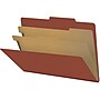 Medical Arts Press Pressboard Classification Folder, 2 Dividers, 2" Expansion, Legal Size, Red, 10/Box (DV-T52-26-3RED)~#|#~6634D47D-89DE-4DFD-9386B77AFCB3CC9C_sc7