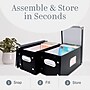 Snap-N-Store Vinyl Record Storage Container, Paperboard, Black, 2/Pack (SNS02422)~#|#~6635E2D2-0CE8-4B30-B969663D8AEB96A1_sc7