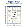 Avery 2" x 2"  Blank Price & Merchandise Tags, Ivory, 300/Carton (95316-MIT25)~#|#~663939E0-70AD-46F5-97ACB948B32F5F73_sc7
