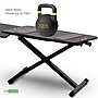 Uncaged Ergonomics KT3 Adjustable Standing Keyboard Stand and Mouse Tray, Black (KT3-B)~#|#~663A18B4-4328-463A-A93CDA5DDF3B098B_sc7