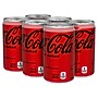 Coca-Cola Zero Sugar Mini Cans, 7.5 Oz., 6 Cans/Pack, 4 Packs/Carton (00049000061048)~#|#~6640A546-9977-468B-BAB8A8D9A2268BFA_sc7