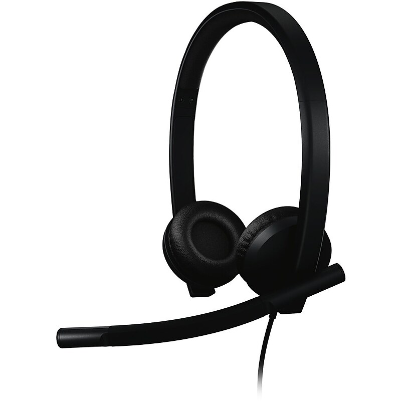 Logitech H570e USB-C Noise Canceling Stereo Over-the-head Headset, MT Certified (981-001429) image 1