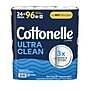 Cottonelle Ultra Clean Toilet Paper, 1-ply, White, 312 Sheets/Roll, 24 Rolls/Case (54161/55492)~#|#~6642CAEA-2CE8-4378-9DC20B40767C70EE_sc7