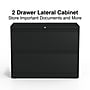 Staples Commercial 2-Drawer Lateral File Cabinet, Letter/Legal Size, Lockable, 28.11"H x 36"W x 18.62"D, Black (60922/17451)~#|#~6644228A-C099-49F9-9D5A1A82822E62D3_sc7