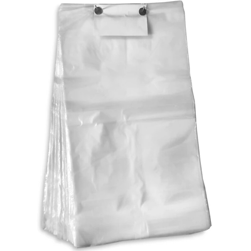 7.25" x 13.125" Gusseted Poly Bags, 1 Mil, Clear, 1000/Carton (PB80200) image 1