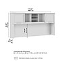 Bush Home Somerset 72" W Desk Hutch, Storage Shelves for Office Desk, Hansen Cherry (WC81711)~#|#~664A21BC-1C46-49D0-847A00364708EEE9_sc7