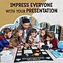 Enday Emraw Tri-Fold Presentation Board, 28" x 40", Corrugated, White, 4/Pack (EDY11524)~#|#~664E56DE-0629-4E65-AE1B009EE7AD9AC8_sc7