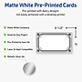 Avery Silver-Metallic Black Matte Blank Card, White, 80/Pack (S00-FK9)~#|#~66523C3C-BFC1-4B83-92C848EB4079CE51_sc7