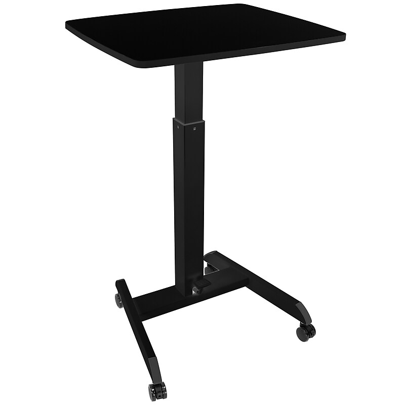 Mount-It! 24"W Manual Adjustable Standing Laptop Desk, Black (MI-7997BLK) image 1