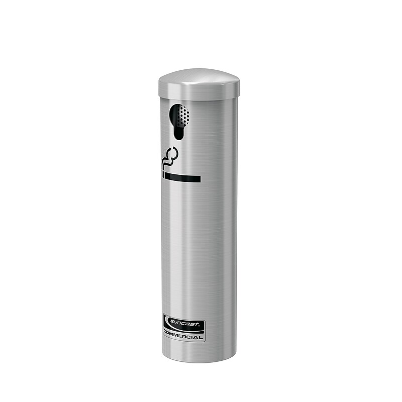 Suncast Commercial Stainless Steel Outdoor Cigarette Receptacle (MSO415) image 1