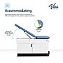 Viva Comfort Slimline Exam Table Base with Leg Rest, Step Stool and Drawers, 420 lbs. Capacity, Blue (ADI996-FBASE-M2-BLU)~#|#~665B32A1-7A0D-489E-8B6DC0F36BF944B7_sc7