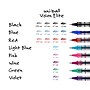 uniball Vision Rollerball Pens, Fine Point, 0.7mm, Purple Ink (60382)~#|#~665B6F0C-D0C0-4AF0-8AD067334BD83480_sc7