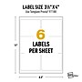 Avery Inkjet UltraDuty GHS Labels, 3 1/3" x 4", White, 300 Labels/Box (97188)~#|#~66604000-69F1-4670-92065F6DD517A6EE_sc7