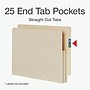 Pendaflex File Pocket, 1 3/4" Expansion, Letter Size, Manila, 25/Box (PFX12811)~#|#~66617663-7E33-4D01-939AB61C62881DC4_sc7