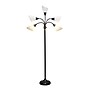 Simple Designs Medusa 67" Metal Floor Lamp with Cone Shades, Black/White (LF2006-BAW)~#|#~66617F71-E49E-4251-A4A7B3886416B314_sc7