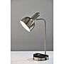 Adesso Rico Supercharger Incandescent Desk Lamp, 19"H, Brushed Steel (2609-22)~#|#~6663E324-C763-4417-81A8FB6FE0683A2A_sc7