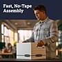 Bankers Box Stor/File Corrugated File Storage Boxes, Lift-Off Lid, Letter/Legal Size, White/Blue, 4/Carton (0070308)~#|#~666503FB-652F-46E7-B4CD847E0A28B4A4_sc7