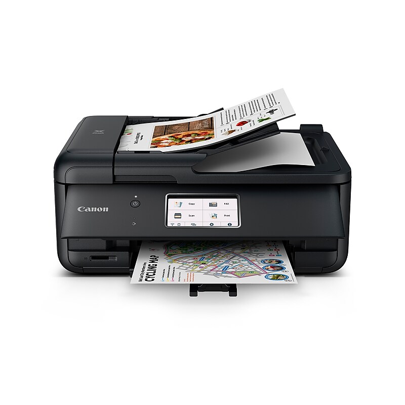 Canon PIXMA TR8620a Wireless Color Inkjet Printer, All-In-One, Print, Scan, Copy, Fax (TR8620A) image 1