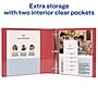 Avery Durable 1" 3-Ring Non-View Binders, Slant Ring, Red (27201)~#|#~666A17B4-F52D-43F9-AD13F36194D37835_sc7