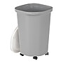 Iris 30 Quart Airtight Dog & Cat Food Container with Lid, Plastic, Elephant Gray (500313)~#|#~666ACBA5-7903-421E-A85A75EFB8CA940C_sc7