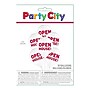 Party City 12" Open House! Latex Balloons, White/Red, 10/Pack (AM60050891-P)~#|#~666AFA50-D2E9-4C77-A134E77ECB658086_sc7