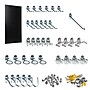 Triton Products High Density Fiberboard Round Hole Pegboard with 36 pc. DuraHook Assortment (PEG36-BLK)~#|#~666B5B98-B8CF-4E4D-A7904D15F8049956_sc7