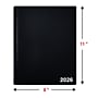 2026 Staples 8" x 11" Four-Person Daily Appointment Book, Black (ST58479-26)~#|#~666BD3B7-B45A-4828-86602884903031E8_sc7