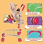 Hey! Play! Kids Shopping Cart for Pretend Play Grocery Store, Red (80-PP-TX51210)~#|#~666D3AD2-48C1-473E-ADC702AB4F96D4D0_sc7