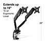 Staples TECH Adjustable Dual Arms, Up to 30" Monitor, Black (51729-CC)~#|#~667937D1-F5E5-4BFA-B7FB82A7C66C2370_sc7