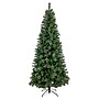 Nearly Natural 8-ft Wisconsin Slim Snow Tip Pine Artificial Christmas Tree with 600 Clear LED Lights (T3050)~#|#~6679A753-D623-4D3C-A80726499DED401C_sc7