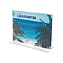 Staples Sign Holder, 8.5" x 11", Clear Plastic – Freestanding Display for Retail Signs, Menus & Notices~#|#~667B289E-F15B-4E29-BC6CADFF8E941B9C_sc7