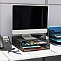 Mind Reader Two-Tier Monitor Stand Laptop Riser, Up to 30 lbs., Black (2TDMESHY-BLK)~#|#~667FD9C7-7BC6-409B-95B3F4BBDC912AD7_sc7