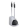 Clorox Toilet Bowl Brush & Plunger with Caddy, White/Gray (620034)~#|#~66835105-7B99-4337-B302776A14D707D2_sc7
