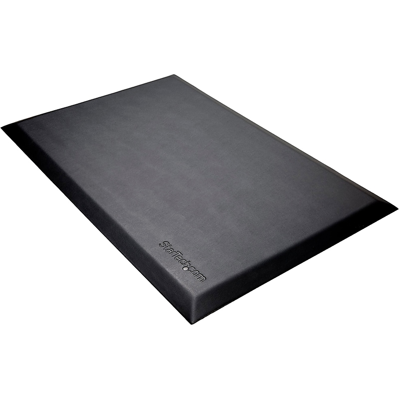 StarTech Anti-Fatigue Mat for Standing Desk, 24" x 36", Black (STSMATL) image 1