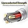 Overtime Lightning to USB-A Charging Cable for iPhone/iPad & iPod, 4 ft., White (DACDAIP5)~#|#~668D7D15-5317-4187-B091C30856673E65_sc7