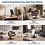 Uncaged Ergonomics Swivel Cell Phone Stand with 360° Rotation and Adjustable Tilt, Foldable Metal Design, Black (SPS-Black)~#|#~668DF70D-5755-4046-A67BE9ECE6E7E19D_sc7
