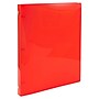 JAM Paper 1/2" 3-Ring Flexible Poly Binder, Red (PB75237RE)~#|#~668E36C4-25F4-4CAF-80880A7528637EDA_sc7