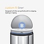 simplehuman 1.6 Gallon Trash Bag, Low Density, 1.2 mil, White, 360 Bags/Box (CW0251)~#|#~6692E484-4448-4664-BC920EA370126D10_sc7