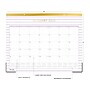 2025 Blue Sky Kelly Ventura Wednesday Stripe 22" x 17" Monthly Desk Pad Calendar, Purple/White (147951)~#|#~66933D5F-343C-44BE-9A66038E43EFB2C2_sc7