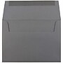 JAM Paper A6 Booklet Envelope 4 3/4" x 6 1/2", Dark Grey, 100/Pack (36396433d)~#|#~66957775-B2F3-4F53-9AE64B9BAD31BC2B_sc7