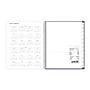 2026-2027 Blue Sky Color Block Blue Frosted 8.5" x 11" Academic Weekly & Monthly Planner, Plastic Cover (156066-A27)~#|#~66980051-C193-4E65-A19DF93814AEC89B_sc7