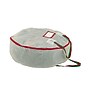 Household Essentials Round Wreath Storage Bag with Handles, White/Red (HH2648-1)~#|#~66982523-4EC4-48F9-B16B3446F39F3F87_sc7