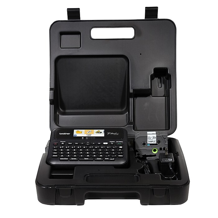 Brother P-touch Portable Label Maker, Black (PTD610BTVP) | Staples
